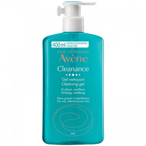 Avene Cleanance Cleansing Gel - Yağlı ve Akneye Eğilimli Ciltler İçin Temizleme Jeli 400ml