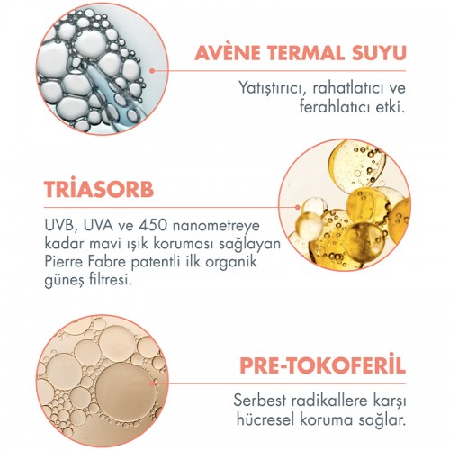 Avene Fluide Teinte SPF 50+ Renkli Güneş Koruyucu 50ml