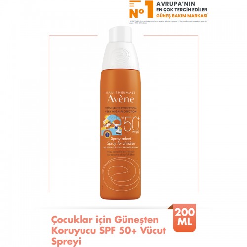Avene Spray Children SPF 50+ Çocuklar için Güneş Koruyucu Sprey 200ml