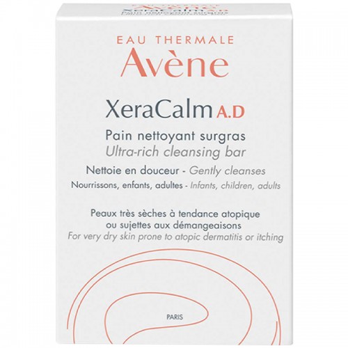 Avene XeraCalm A.D Ultra Rich Cleansing Bar - Atopi Eğilimli Ciltler İçin Yıkama Sabunu 100gr