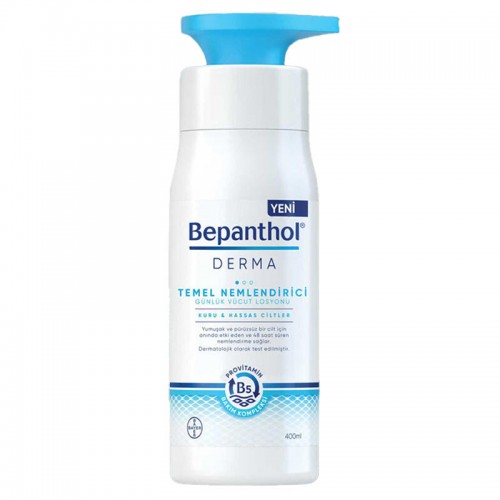 Bepanthol Derma Temel Nemlendirici Vücut Losyonu 400ml