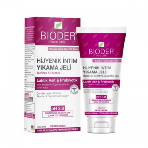 Bioder Hijyenik İntim Yıkama Jeli 200ml