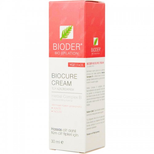 Bioder Tüy Azaltıcı Yüz Kremi 30ml