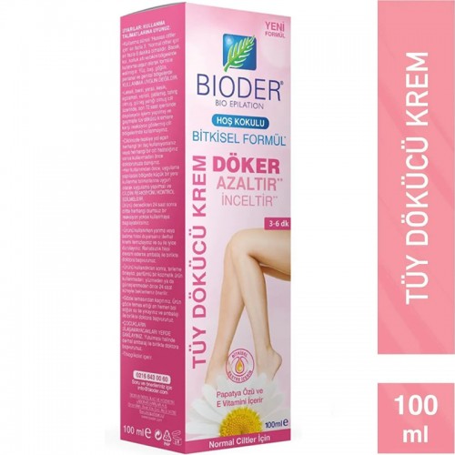 Bioder Tüy Dökücü Krem Normal Ciltler İçin 100ml