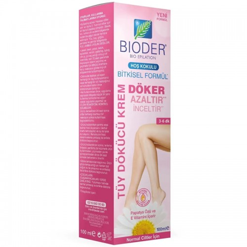 Bioder Tüy Dökücü Krem Normal Ciltler İçin 100ml