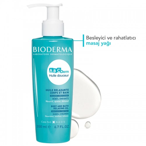 Bioderma ABCDerm Relaxing Oil - Bebek Masaj Yağı 200ml