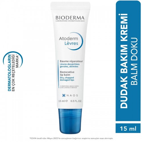 Bioderma Atoderm Levres Lip Balm - Dudak Bakım Kremi 15ml