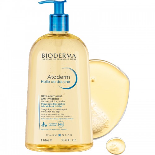 Bioderma Atoderm Shower Oil - Atopi Eğilimli Cilt için Duş Yağı 1lt