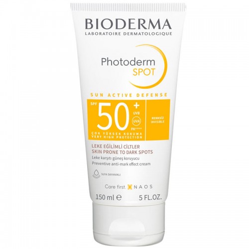 Bioderma Photoderm Spot SPF50+ Cream Leke Karşıtı Güneş Koruyucu 150ml