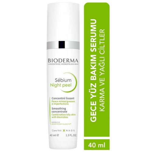 Bioderma Sebium Night Peel - Peeling Etkili Gece Serumu 40ml