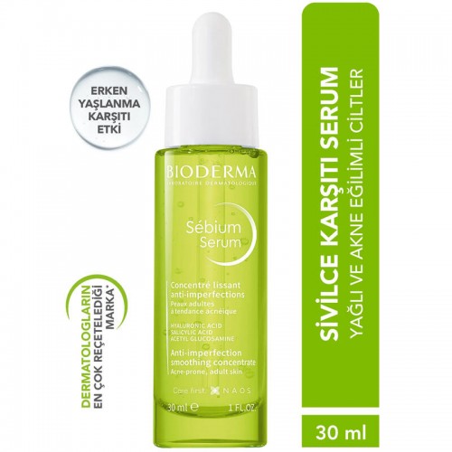 Bioderma Sebium Serum - Sivilce ve Akne Leke Karşıtı Bakım Serumu 30ml