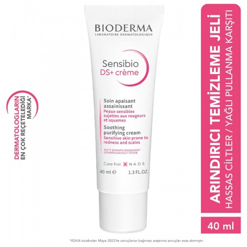 Bioderma Sensibio DS+ Cream - Kızarıklık Karşıtı Bakım Kremi 40ml