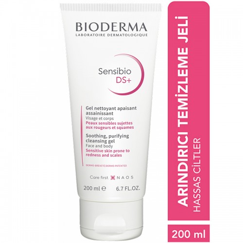 Bioderma Sensibio DS+ Foaming Gel - Kızarıklık Karşıtı Temizleme Jeli 200ml