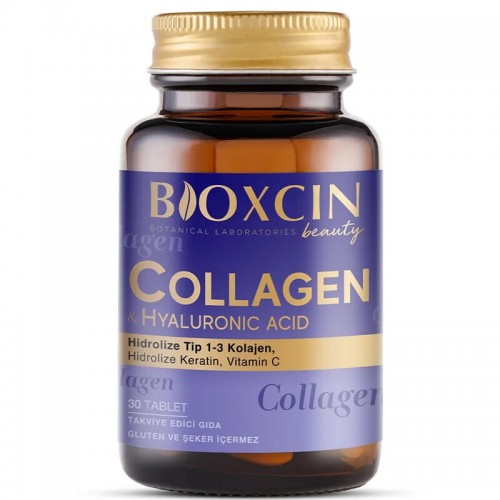 Bioxcin Beauty Collagen - Hyaluronic Acid Takviye Edici Gıda 30 Tablet