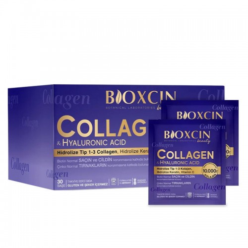 Bioxcin Beauty Collagen - Hyaluronic Acid Takviye Edici Gıda 30 Toz Saşe