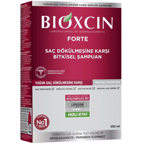 Bioxcin Forte Saç Dökülmesine Karşı Şampuan 300ml