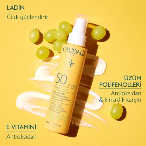 Caudalie Vinosun Protect SPF 50 - Güneş Spreyi 150ml
