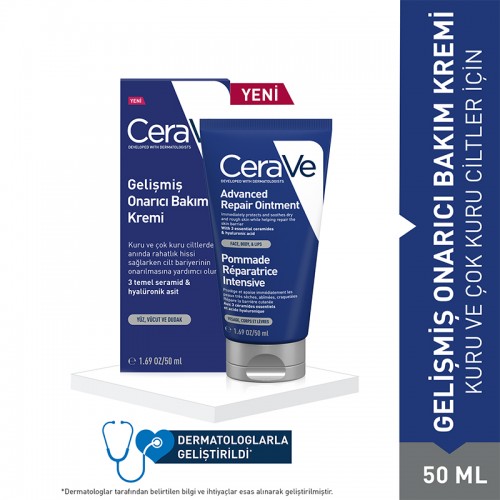 CeraVe Advanced Repair Ointment - Gelişmiş Onarıcı Bakım Kremi 50ml