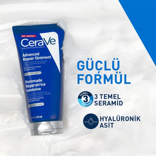 CeraVe Advanced Repair Ointment - Gelişmiş Onarıcı Bakım Kremi 88ml
