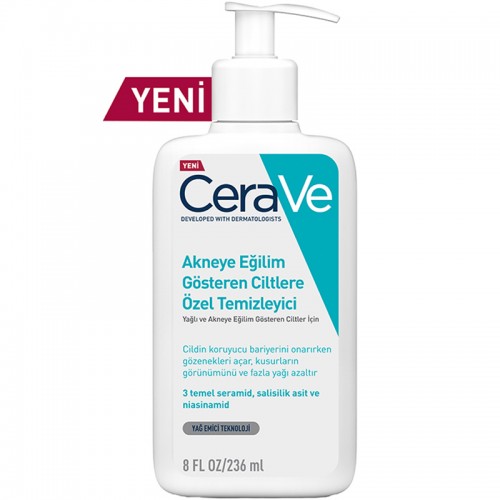 CeraVe Akneye Eğilim Gösteren Ciltler için Temizleyici 236ml