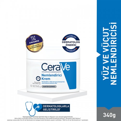 CeraVe Moisturising Cream - Nemlendirici Bakım Kremi 340gr