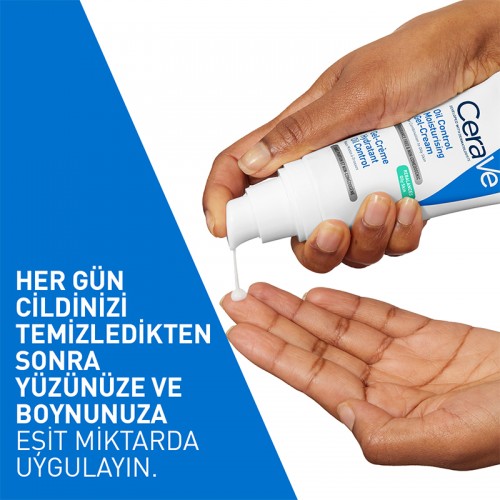 CeraVe Oil Control Moisturizing Gel Cream - Yağlanma Karşıtı Nemlendirici Krem 52ml