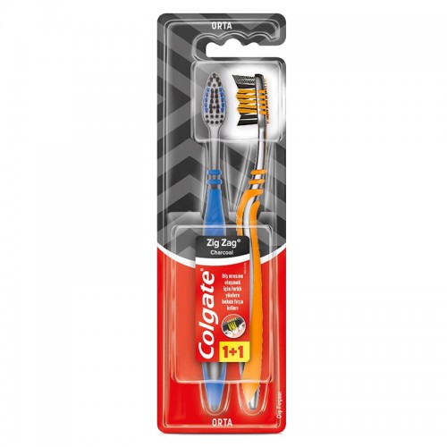 Colgate Zig Zag Diş Fırçası Medium 1+1