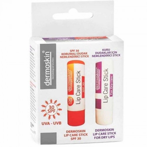 Dermoskin Lipcare Stick SPF 30 & Lipcare Stick - Nemlendirici Dudak Kremi 2x3.9gr
