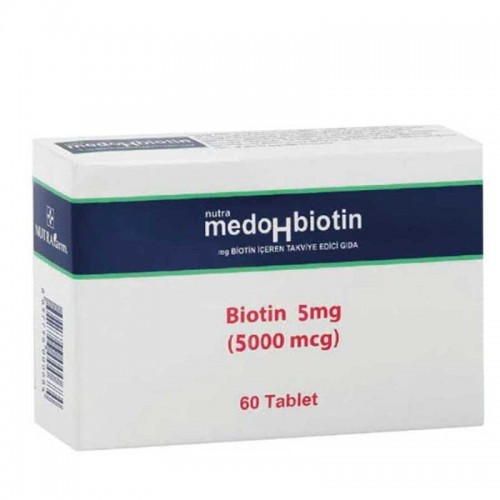 Dermoskin Medohbiotin Biotin 5mg - Takviye Edici Gıda 60 Tablet