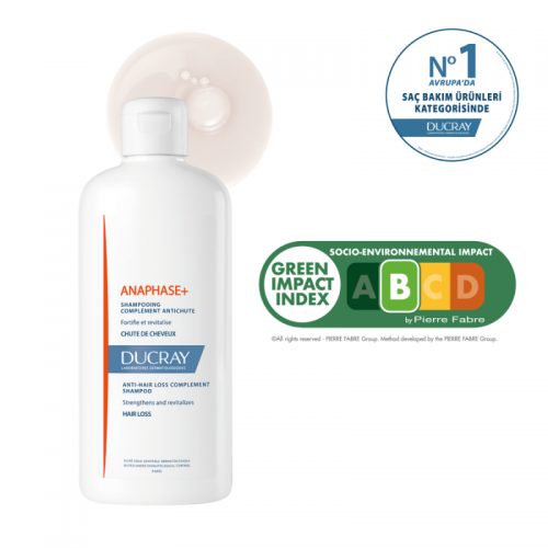 Ducray Anaphase + Shampoo - Saç Dökülmesine Karşı Şampuan 400ml