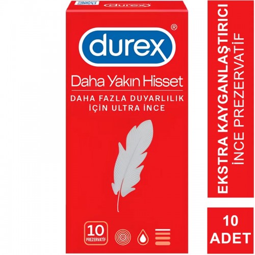 Durex Daha Yakın Hisset 10'lu Prezervatif