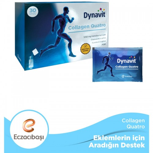 Dynavit Collagen Quatro - Takviye Edici Gıda 1250 mg x 30 Saşe