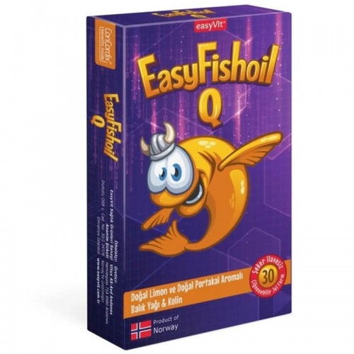 Easyfishoil Q Kids Çocuklar için Takviye Edici Gıda 30 Tablet