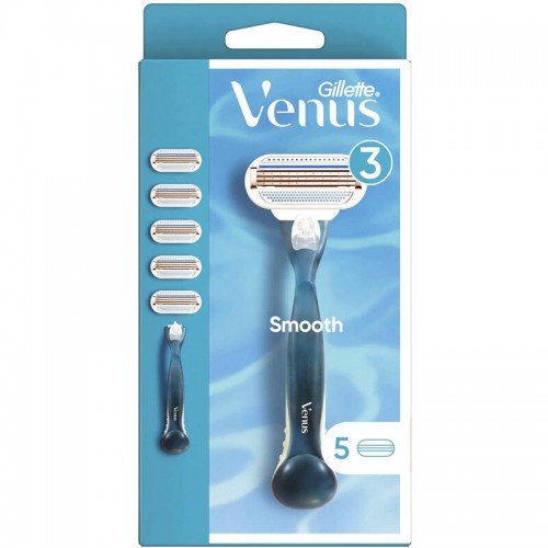 Gillette Venus Smooth - Kadın Tıraş Makinası 5 Adet
