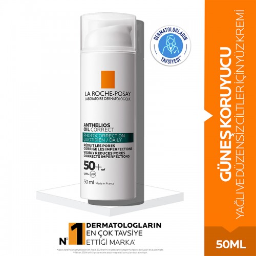 La Roche Posay Anthelios Oil Correct SPF 50+ Güneş Kremi 50ml