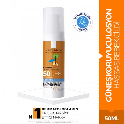 La Roche Posay Anthelios SPF 50+ Baby Milk - Bebekler İçin Güneş Koruyucu Süt 50ml