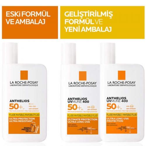 La Roche Posay Anthelios UVmune Fluide Invisible SPF 50+ Güneş Koruyucu 50ml