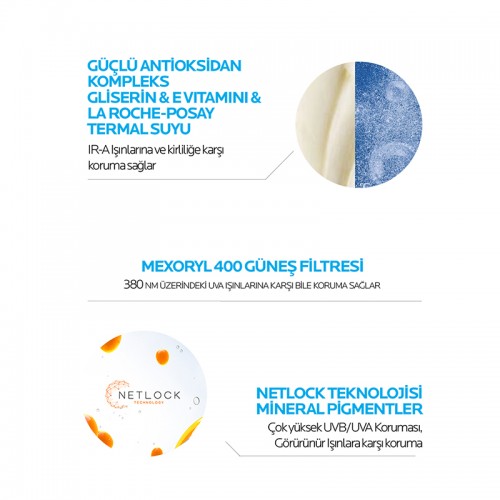 La Roche Posay Anthelios UVmune Fluide Invisible SPF 50+ Güneş Koruyucu 50ml