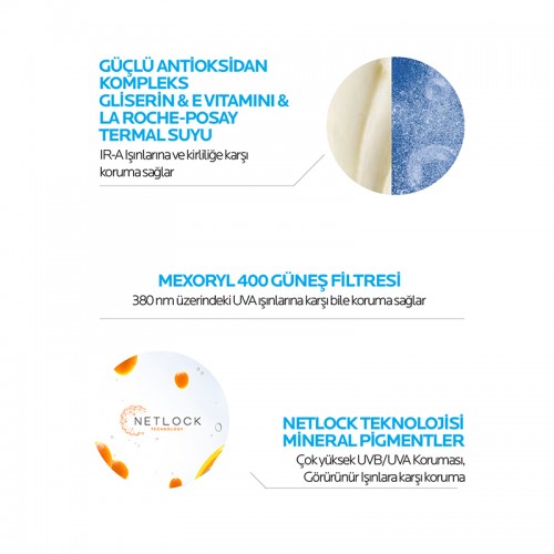 La Roche Posay Anthelios UVmune SPF 50+ Fluide - Renkli Güneş Kremi 50ml