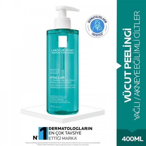La Roche Posay Effaclar Mikro Peeling Temizleyici Jel 400ml