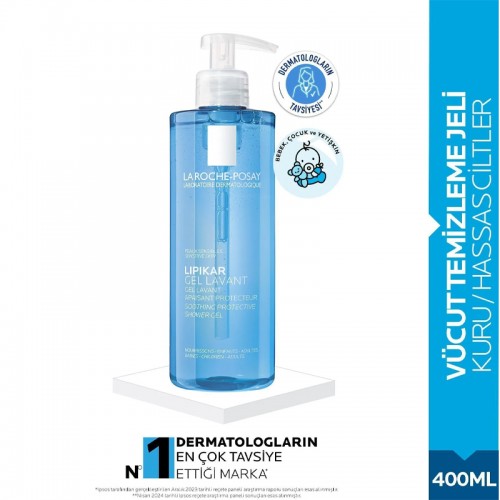 La Roche Posay Lipikar Gel Lavant Shower Gel - Duş Jeli 400ml