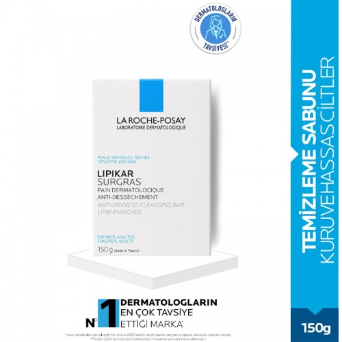 La Roche Posay Lipikar Surgras Bar - Temizleyici Sabun 150g