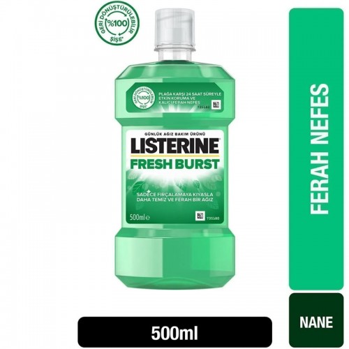 Listerine Fresh Burst - Günlük Ağız Bakım Suyu 500ml