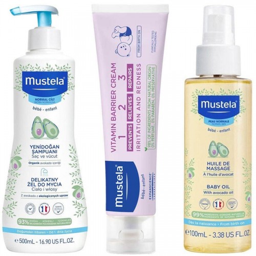 Mustela Bebek Günlük Çözüm Seti
