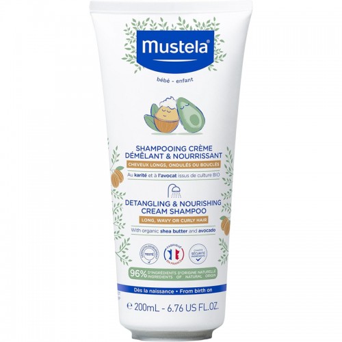 Mustela Detangling Nourishing Cream Shampoo - Kolay Tarama Saç Şampuanı 200ml