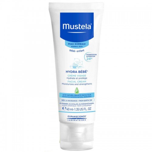 Mustela Hydra Bebe Face Cream - Bebekler için Yüz Bakım Kremi 40ml