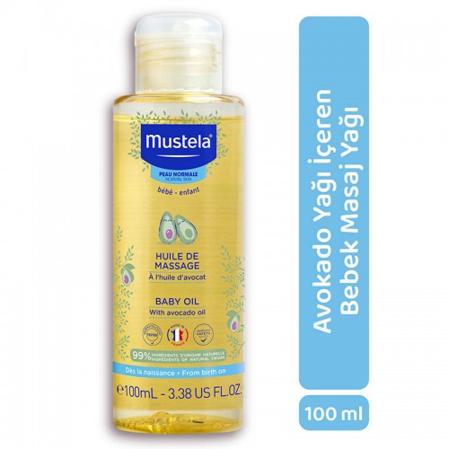 Mustela Massage Oil - Bebek Masaj Yağı 100ml