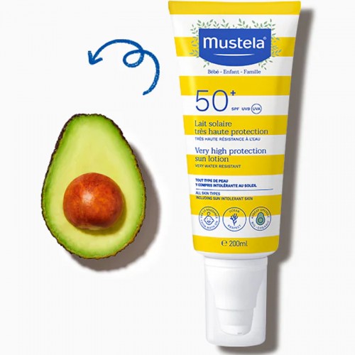 Mustela Sun Lotion SPF 50+ Yüksek Koruma Faktörlü Güneş Losyonu 200ml