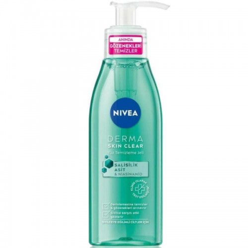 Nivea Derma Skin Clear Sivilce Karşıtı Yüz Temizleme Jeli 150ml