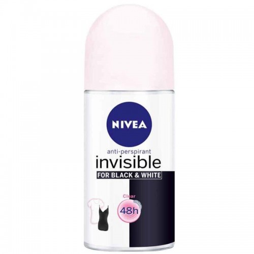 Nivea Invisible For Black & White Roll On - Kadın Deodorat Clear 50ml